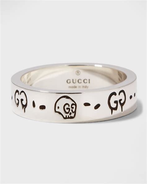 gucci ghost collection ring|Gucci ghost ring used.